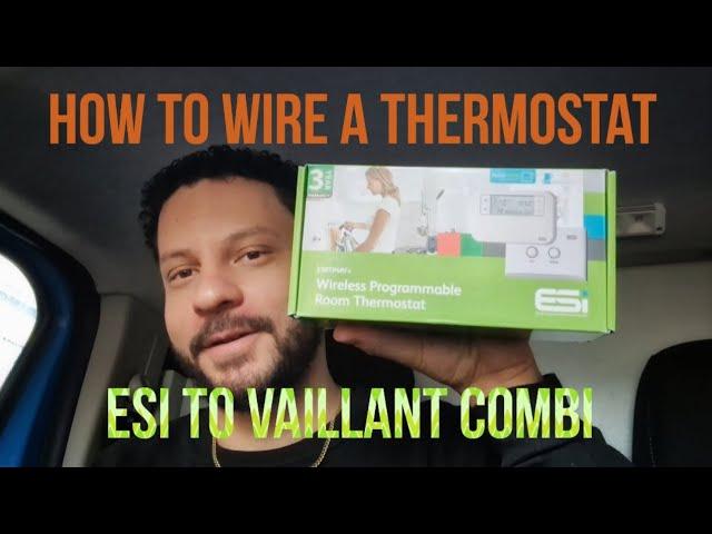 Simple Esi Wireless Thermostat Installation Guide For Combi Boiler | How To