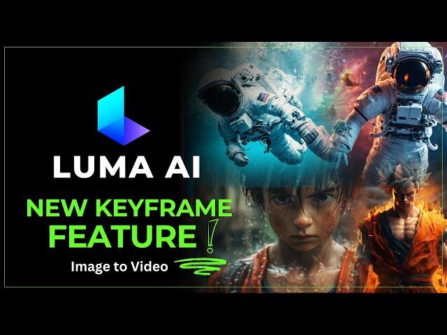 Unlock Mind-Blowing Video Transitions with Luma AI's Keyframe Feature!