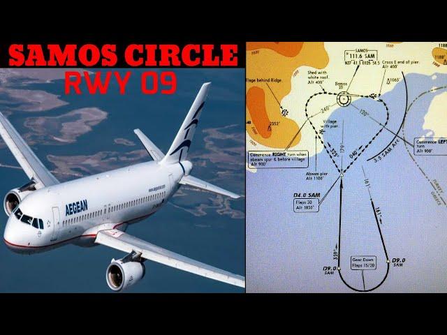 REAL Airbus Pilot LIVE! FF320 VOR/Circle to land I Most challenging approach in Greece?