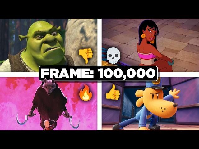 Ranking Every DREAMWORKS Movie by the 100,000 Frame