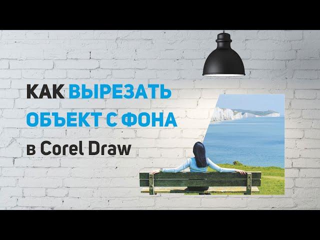 Как вырезать человека с фона в Corel Draw + замена фона на другой