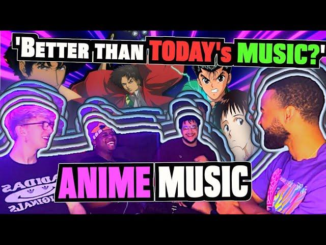 Non-Anime Fan Musicians REACT to 80s/90s/00s ANIME OPENINGS AND ENDINGS