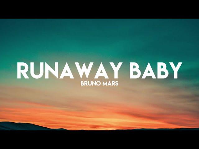 Bruno Mars - Runaway Baby (Lyrics)