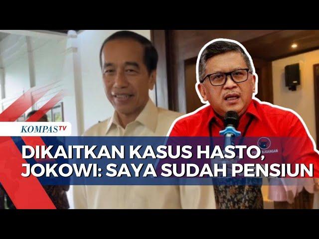 Respons Jokowi soal Hasto Jadi Tersangka Kasus Korupsi Harun Masiku