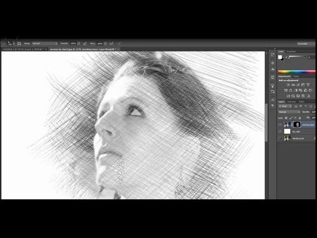 Pencil Drawing (Sketch Effect) - Photoshop Tutorial