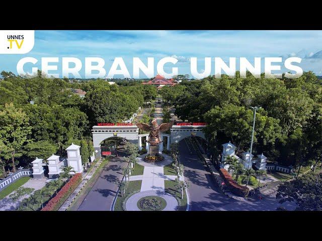 UNNES TV - Wajah Baru Gerbang Universitas Negeri Semarang From Above [ 4K ]