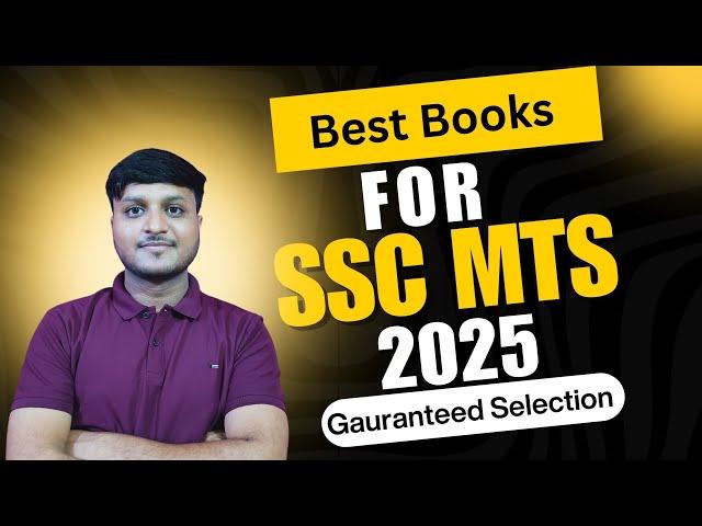 Best Books For SSC MTS 2025 | SSC MTS 2025 Preparation Strategy | SSC MTS 2025 Best Books