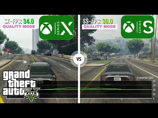 xbox series x gta 5 fps test vs series s