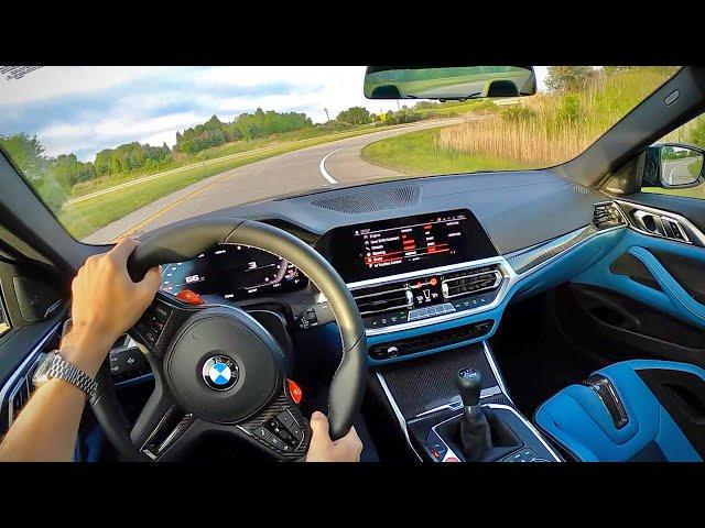 2021 BMW M4 Base 6-Speed Manual - POV First Impressions