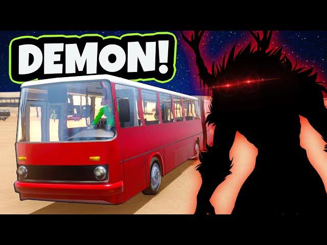 I Found a SECRET DEMON MONSTER in The Long Drive!