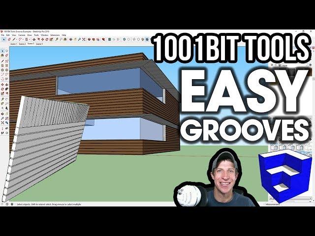 Creating EASY REVEALS in Walls - SketchUp/1001Bit Tools Tutorial