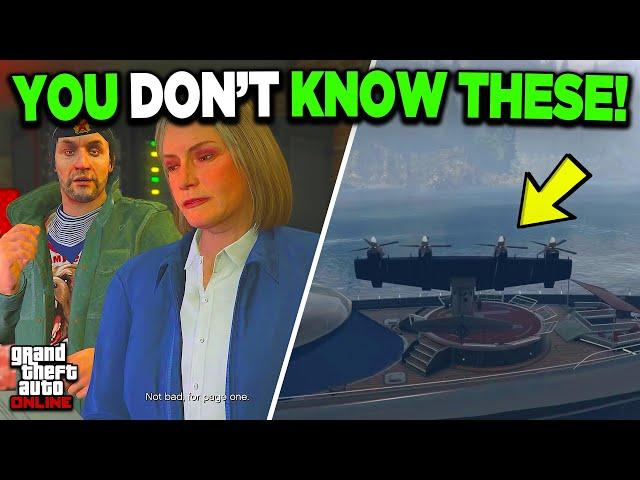 10 HIDDEN FEATURES & CHANGES Made With NEW DLC | GTA 5 Online Agents Of Sabotage