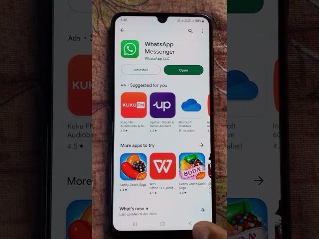 whatsapp new update available | how to update Whatsapp #whatsapp #shorts 