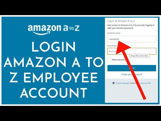 How to Login into Amazon A to Z Employee Account 2023?