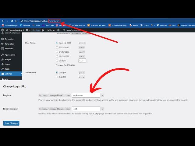 How to change Wordpress Admin Login Page URL | wp-admin