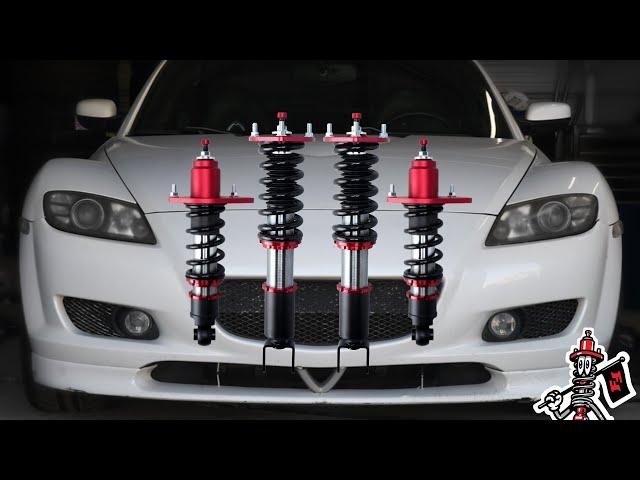 Mazda RX-8 Coilovers Install (Function & Form Type 3 Coilovers)