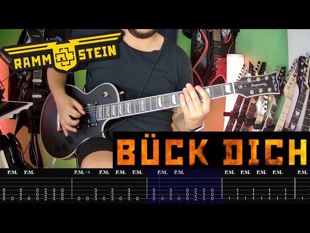 Rammstein - Bück Dich |Guitar Cover| |Tab|
