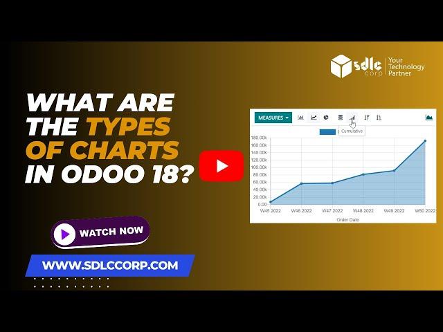 What are the types of charts in Odoo 18?