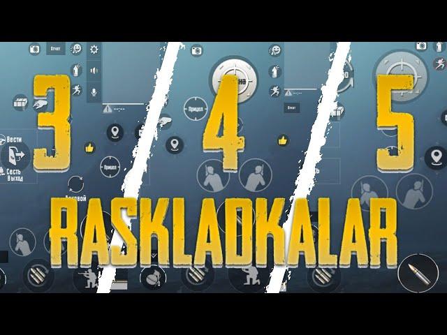 3, 4, 5 TA BARMOQ-GA MOS RASKLADKALAR | Acopello PUBG Mobile