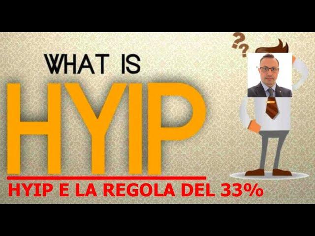 HYIP E LA REGOLA DEL 33%