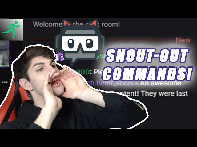 How to Make Twitch Shout-Out Commands! Streamlabs Chatbot/Cloudbot Step-By-Step