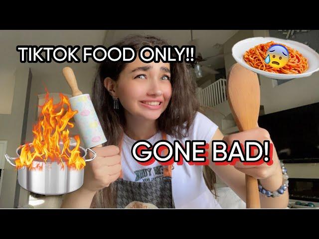 ALMOST BURNT MY KITCHEN TRYING TO COOK VIRAL TIKTOK RECIPES!!