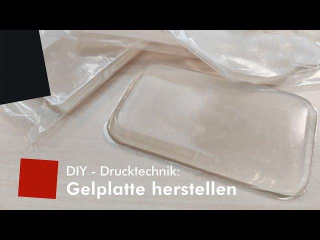 DIY – Drucktechnik: Gelli Plate herstellen (vegan)