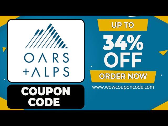 Oars and Alps Coupon & Discount Code - oarsandalps.com