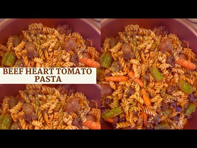 Delicious Beef Heart Tomato Pasta|My Gambian Kitchen