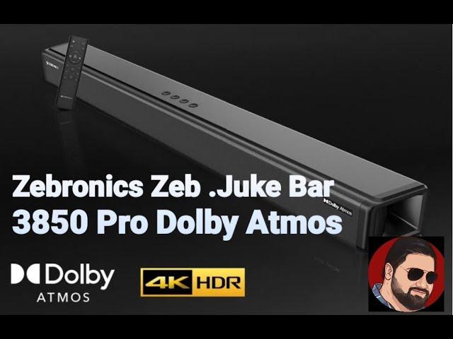 Zebronics Zeb .Juke Bar 3850 Pro Dolby Atmos Soundbar