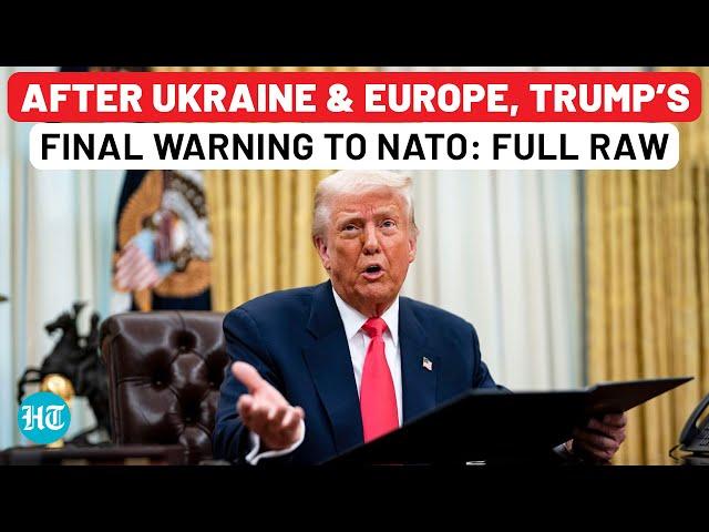 Full: Trump Signs New Executive Orders, Gives Chilling Warning To NATO After Ukraine And Europe