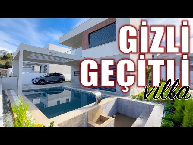 +100  GİZLİ GEÇİT’li Kiler Villa Satılık Villalar Kuşadası Ev turları videosu