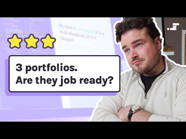 Career Expert Reviews Junior Web Developer Portfolios