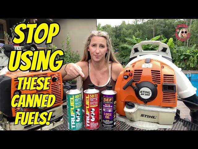 TRUFUEL put to the TEST and IT FAILED! These canned 2 cycle fuels make me tons of money at the shop!