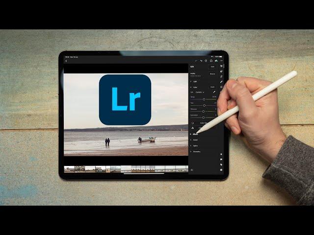 Pro photographer's Lightroom workflow on iPad 2023 (Import, edit, sync, border, export)