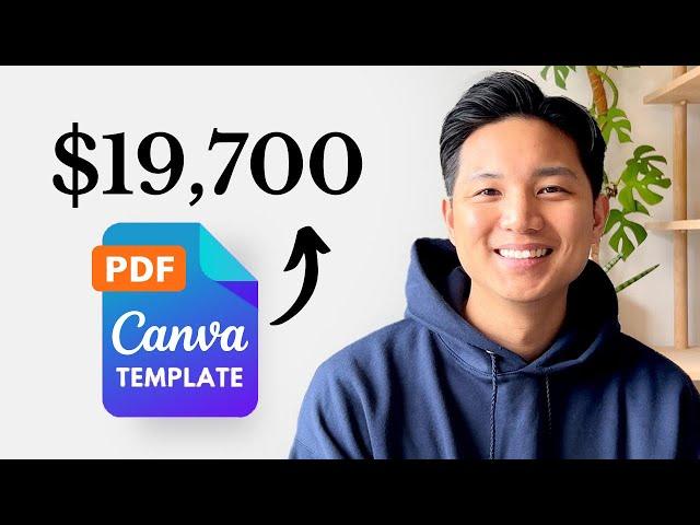 How I Make $19K/Month Selling Canva Templates on Etsy (Full Beginner's Tutorial)