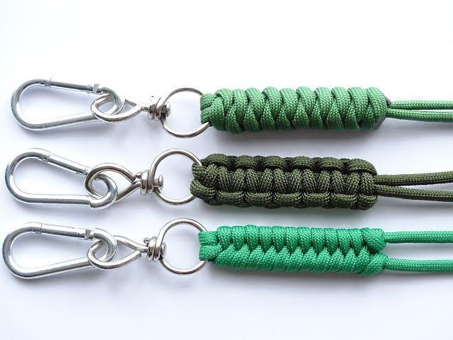 DIY-Top 3 Easiest Paracord "Neck-Knife-Keychain" Lanyard - Cobra-Snake-Fishtail Knot – CBYS