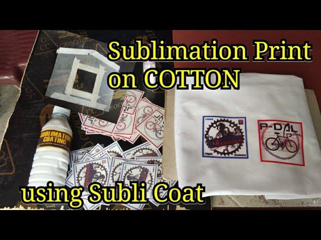 Sublimation print on cotton shirt using subli coat, Complete Process, Wash Test. Tshirt Printing