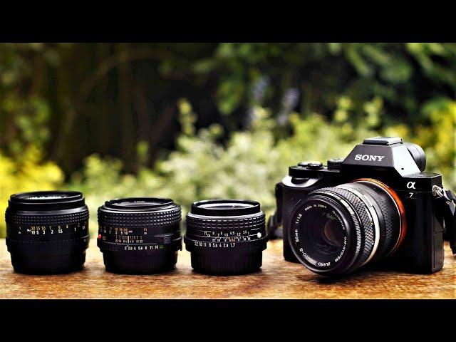 Four Crazy Sharp Vintage Lenses - For Peanuts!