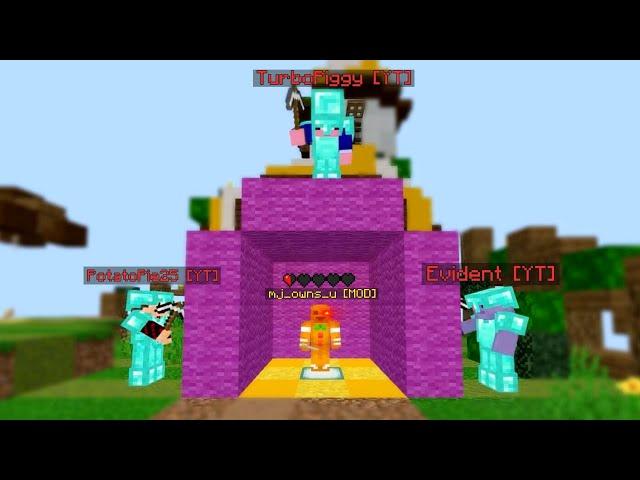 Hive Moderator VS 3 YouTube Ranks (ft. mj owns u, Evident, PotatoPie25)