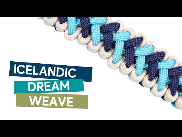 ICELANDIC DREAM WEAVE PARACORD TUTORIAL