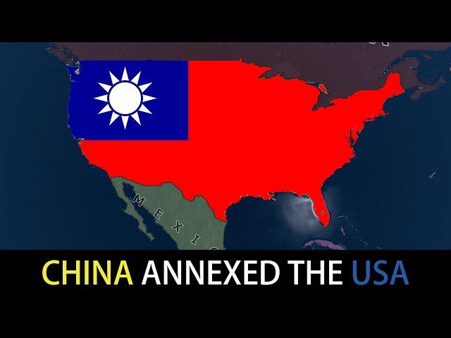 WW2 but China annexed the United States of America | Hoi4 Timelapse