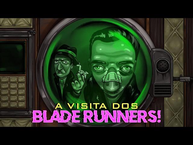 TEM BLADE RUNNERS NA PORTA 