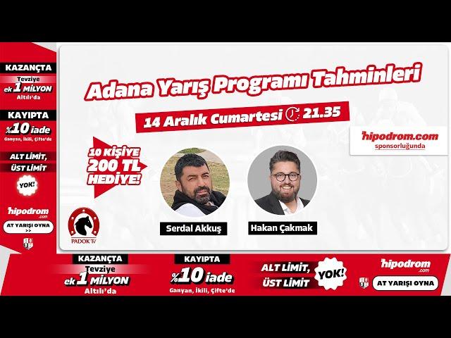 15 Aralık 2024 // Adana At Yarışı Tahminleri // Serdal Akkuş - Hakan Çakmak