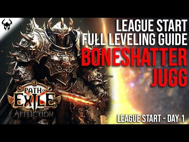 BONESHATTER! League Starter Act1 to 10 Leveling Guide | PoE Updated to 3.25 (Not As Good)