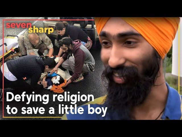 'You did such a wonderful thing': Huge surprise for hero Sikh man | Seven Sharp