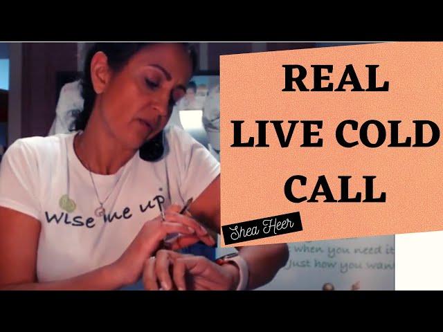 Cold Calling-8 (Unedited Live B2B Cold Call) || When to TARGET on a "Sales Call"? || Shea Heer