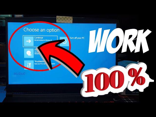 How to FIX Windows 10/11  Computer Stuck on Choose an Option? #ChooseanOption #Windows10Error