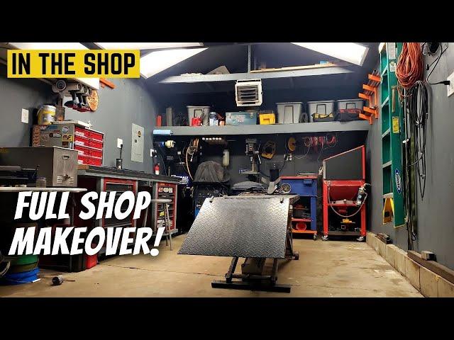 Motorcycle Shop Makeover! Fresh Paint And More Organization!