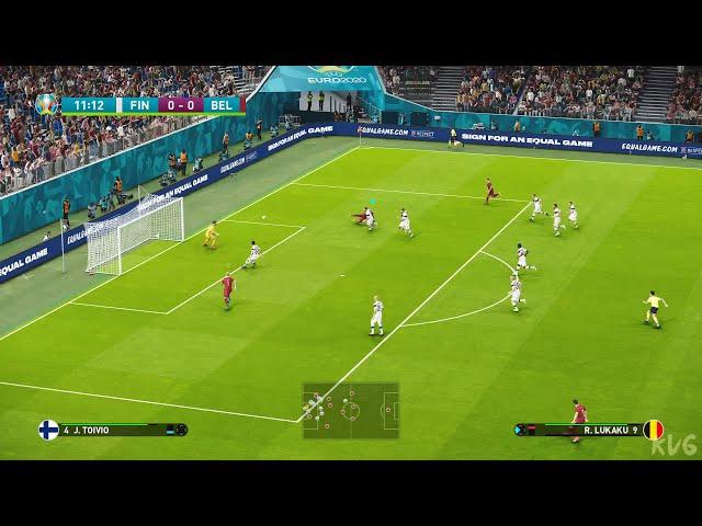 eFootball PES 2021 - Finland vs Belgium - UEFA EURO 2020 Gameplay (PS5 UHD) [4K60FPS]